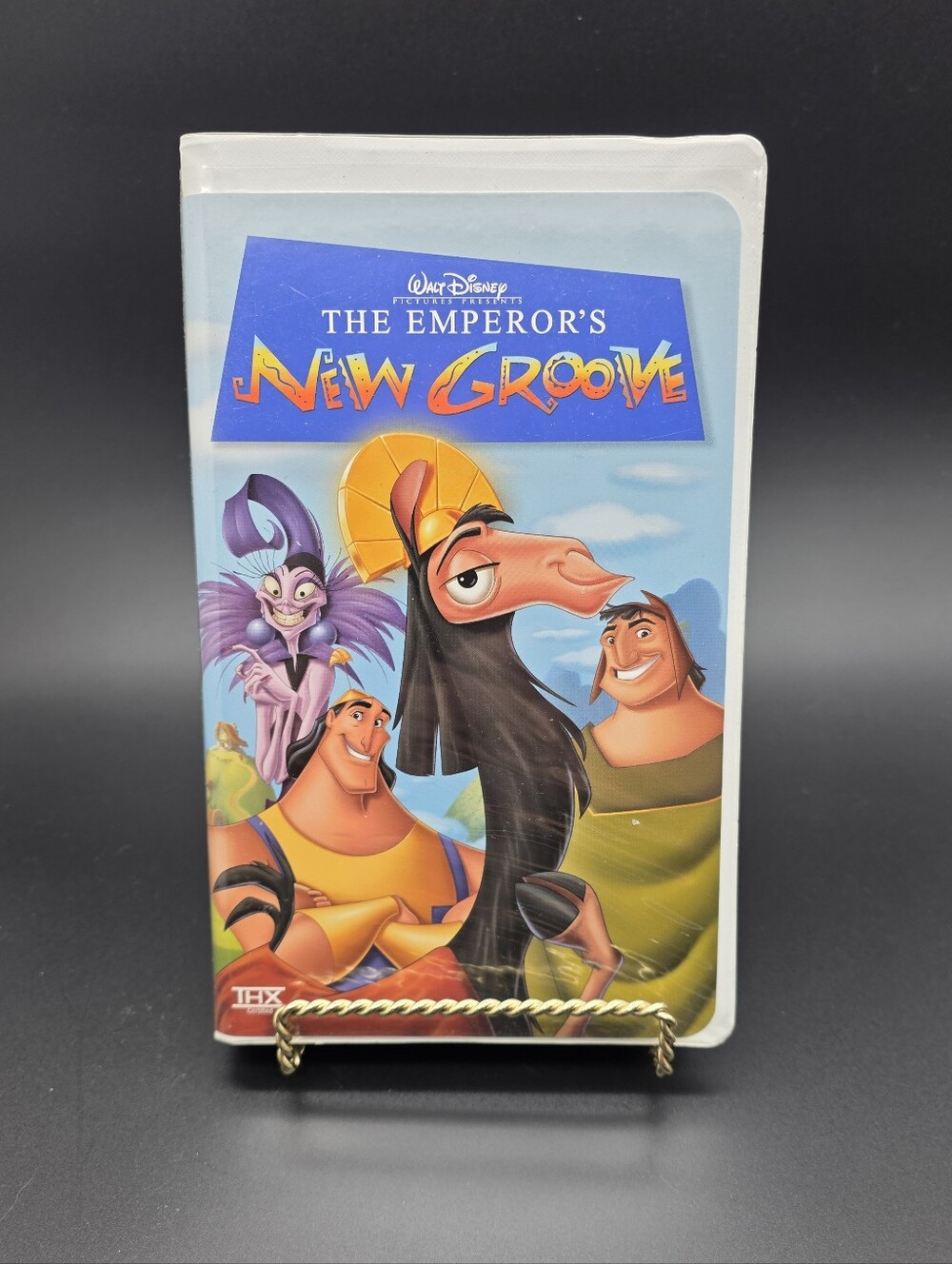 Disney's The Emperor's New Groove VHS Tape Clamshell Case Animated Comedy